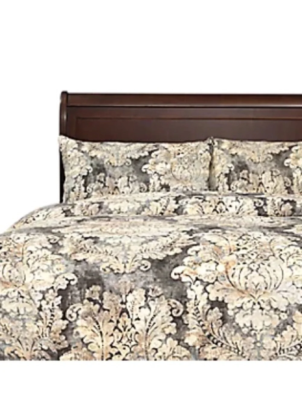 Gorgeous Haverty’s Damask Duvet / Coverlet Emsemble, King; NEW